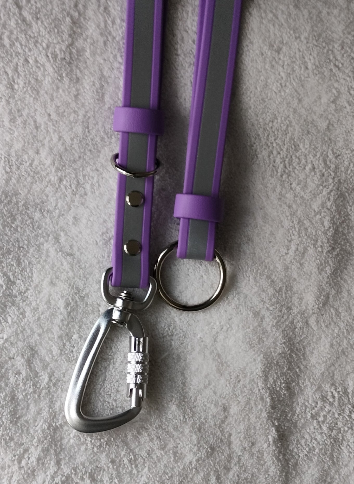 19mm Biothane®-kädetvapaaks (handsfree) Heijastava