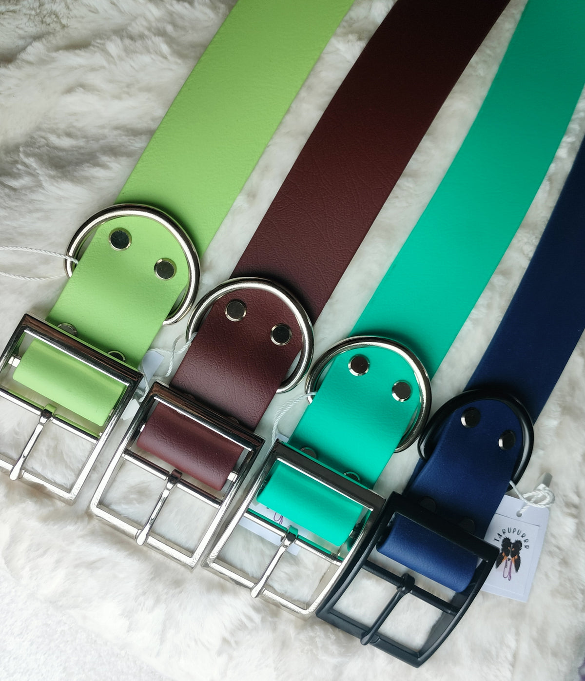 🍀 VALMISTUOTTEET 🍀 Biothane® solkipannat 38mm