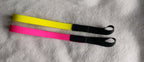 Flexin rannehihnat neonkeltainen ja neonpinkki